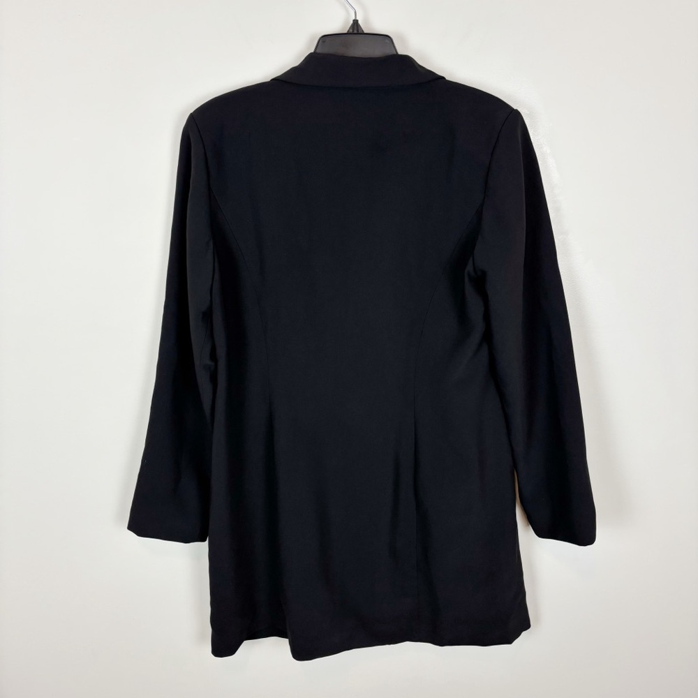 Amanda Uprichard Parnell With Silk Flowers Blazer Mini Dress Size XL - Picture 4 of 9